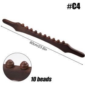 Wooden Trigger Point Massager Stick Lymphatic Drainage Massager Wood Therapy Massage Tools Gua Sha Massage Soft Tissue Release - C4