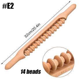 Wooden Trigger Point Massager Stick Lymphatic Drainage Massager Wood Therapy Massage Tools Gua Sha Massage Soft Tissue Release - E2