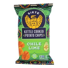 Siete - Kettle Chip Chile Lime - Case Of 6-5.5 Oz - Default