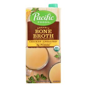 Pacific Natural Foods Bone Broth - Chicken - Case Of 12 - 32 Fl Oz. - Default