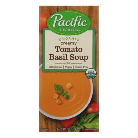 Pacific Natural Foods Tomato Basil Soup - Creamy - Case Of 12 - 32 Fl Oz. - Default