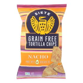 Siete Tortilla Chip - Nacho - Case Of 12 - 5 Oz - Default