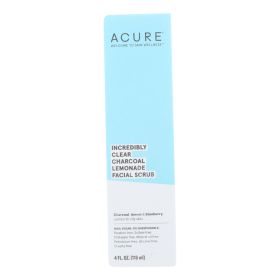 Acure - Charcoal Lemonade Facial Scrub - Incredibly Clear - 4 Fl Oz. - Default