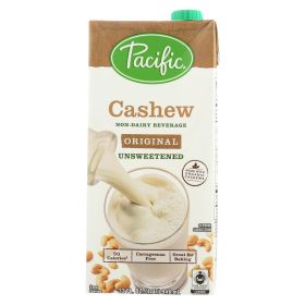 Pacific Natural Foods Cashew Beverage - Organic - Unsweetened- Case Of 6 - 32 Fl Oz - Default