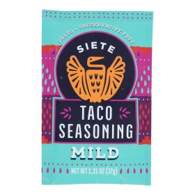 Siete - Seasoning Mild Taco - Case Of 12-1.31 Oz - Default