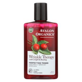 Avalon Organics Wrinkle Therapy With Coq10 And Rosehip Perfecting Toner - 8 Fl Oz - Default