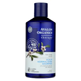 Avalon Organics Scalp Normalizing Shampoo Tea Tree Mint Therapy - 14 Fl Oz - Default