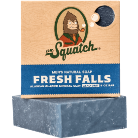 Dr. Squatch Natural Bar Soap, Fresh Falls, 5 oz - Dr. Squatch Soap Co