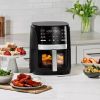 6-Qt Digital Window Air Fryer with 12 Presets & Guided Cooking Black - black