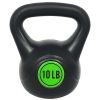 Wide Grip Kettlebell Exercise Fitness Weight Set, 3-Pieces - 50lbs Set